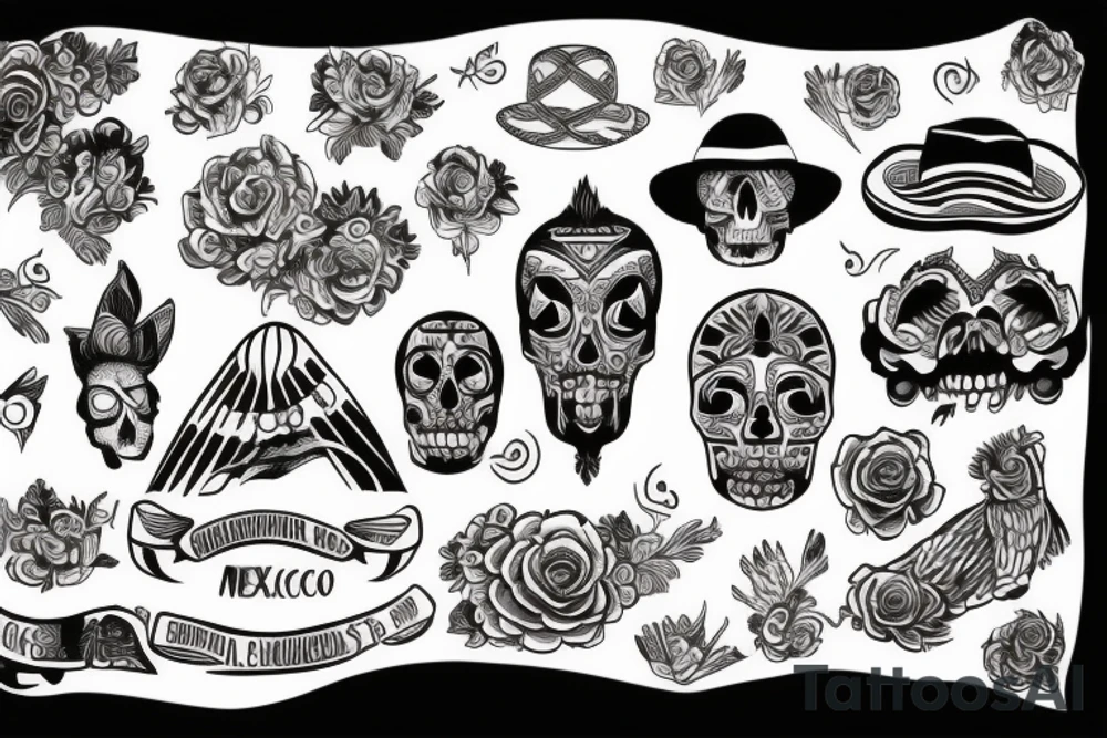 Mexican Art tattoo idea