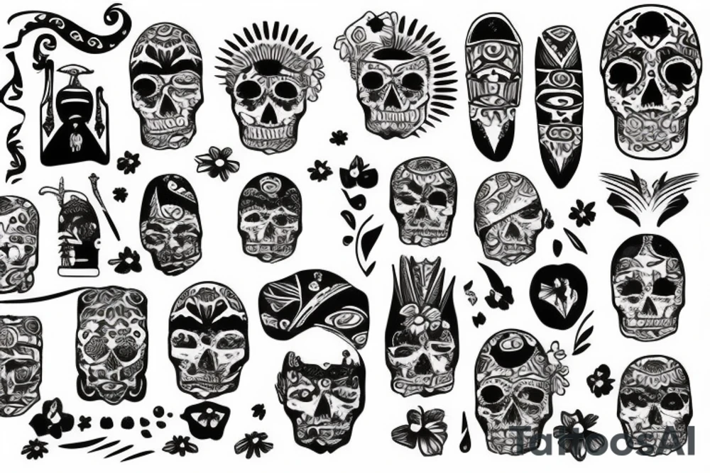Mexican Art tattoo idea