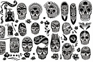 Mexican Art tattoo idea
