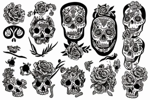 Mexican Art tattoo idea