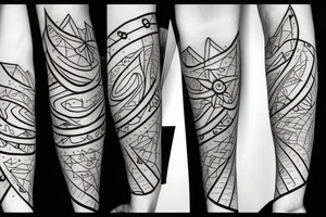 paper boat tattoo idea