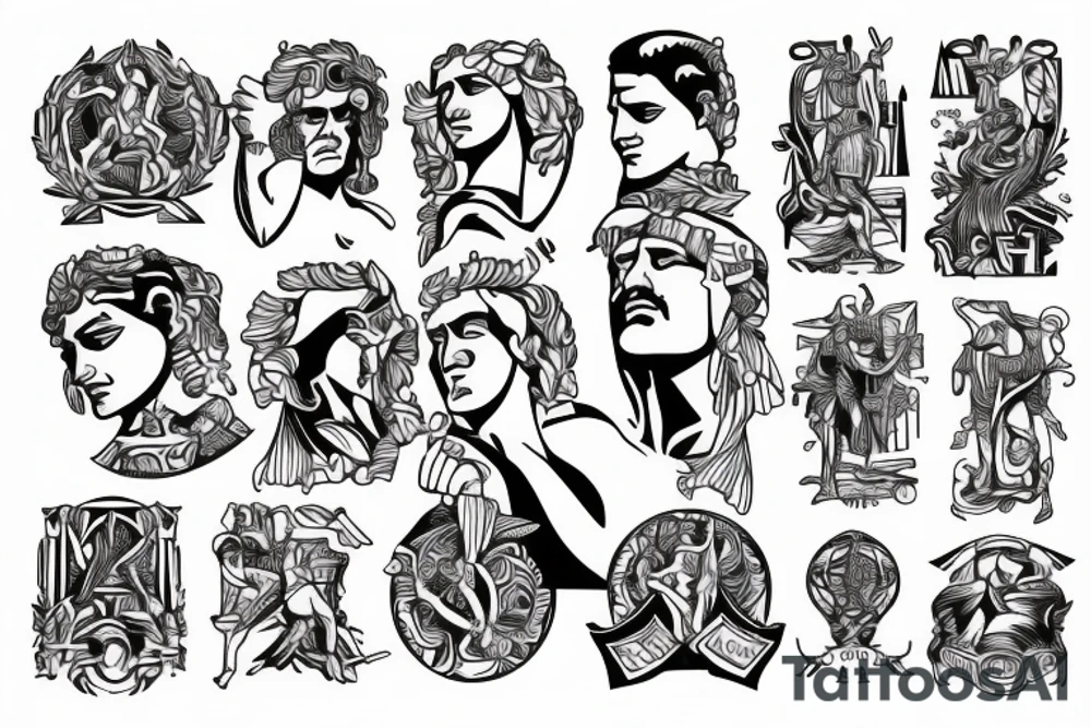 Hercules holding the world on his shoulders tattoo idea