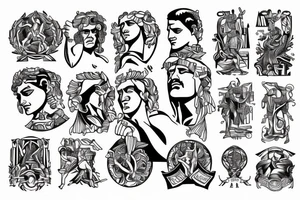 Hercules holding the world on his shoulders tattoo idea