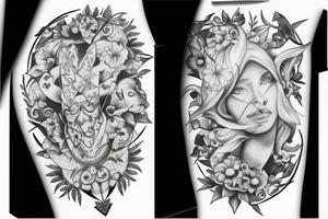 Laurel crown tattoo idea