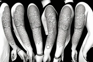 Infinity with cancer zodiac sign tattoo idea