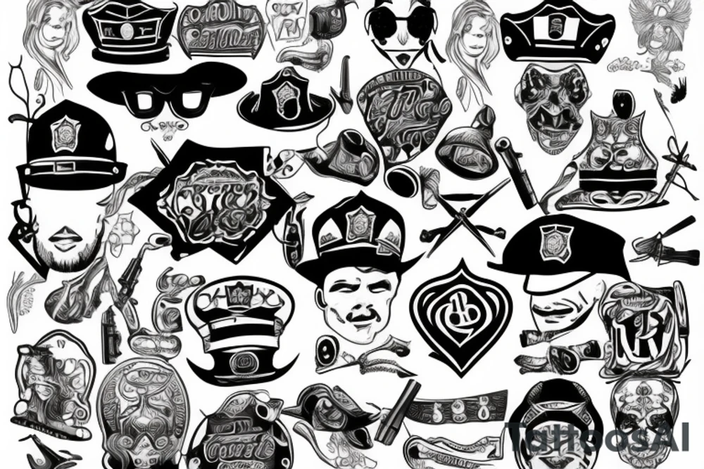John love cop master tattoo idea