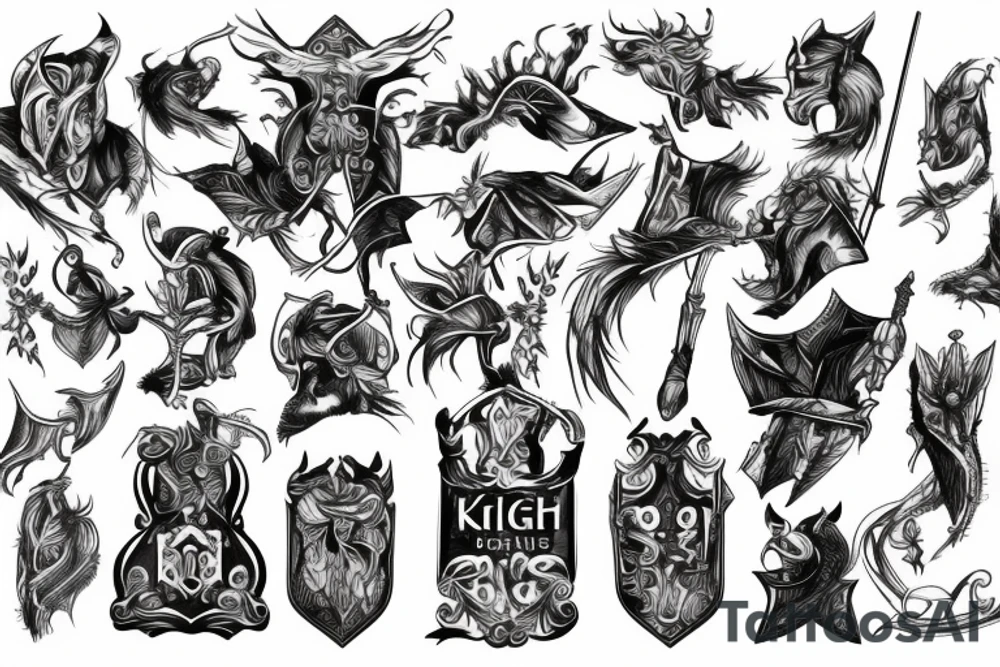 Knight tattoo idea