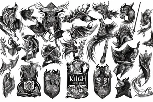 Knight tattoo idea