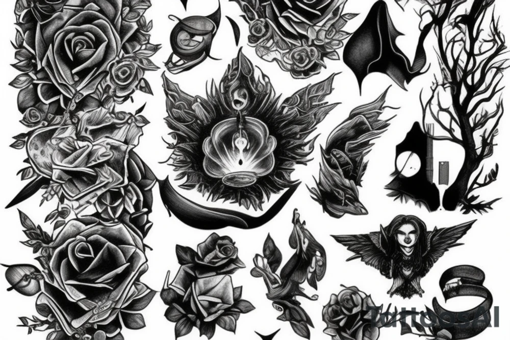 see the light in all the darkness tattoo idea