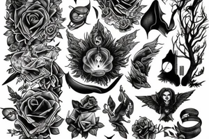see the light in all the darkness tattoo idea