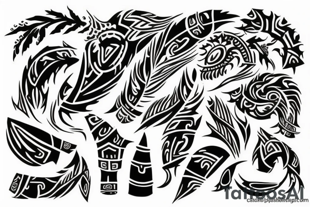 Shows growth, strength and freedom tattoo idea