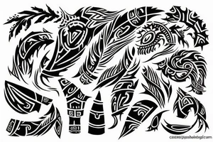 Shows growth, strength and freedom tattoo idea
