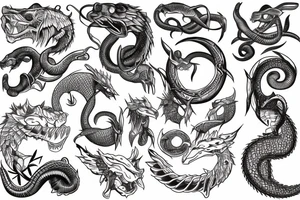 Ouroboros tattoo idea