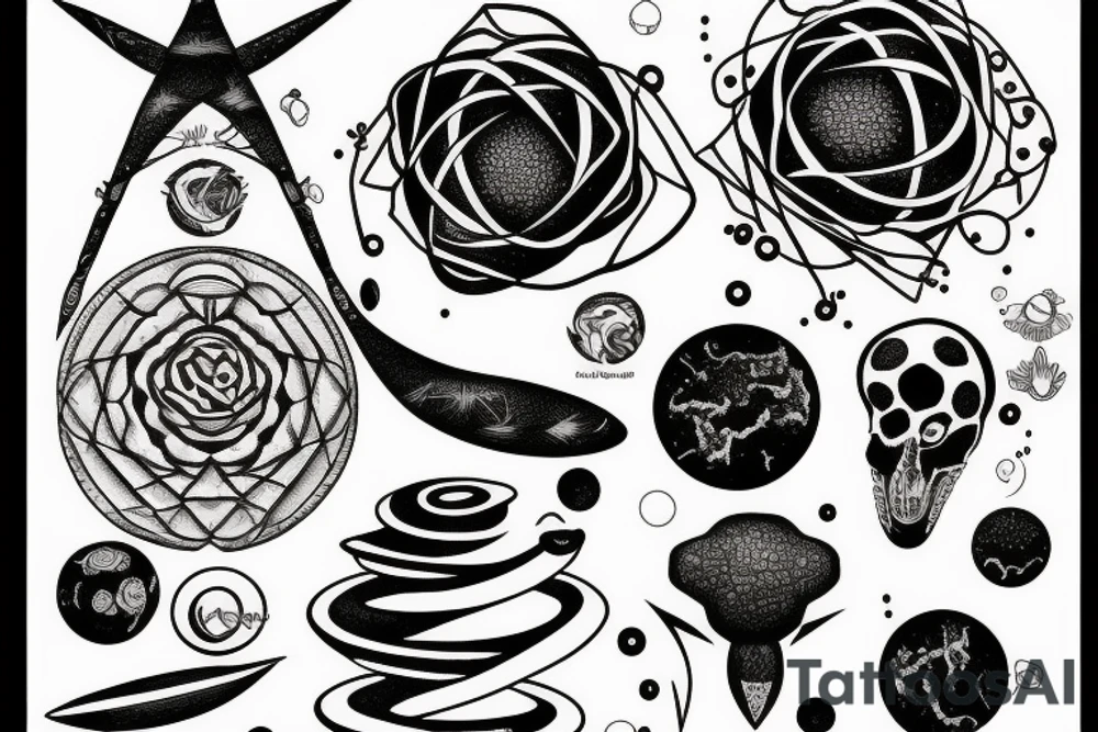 saturn tattoo idea