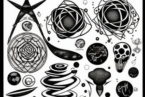 saturn tattoo idea