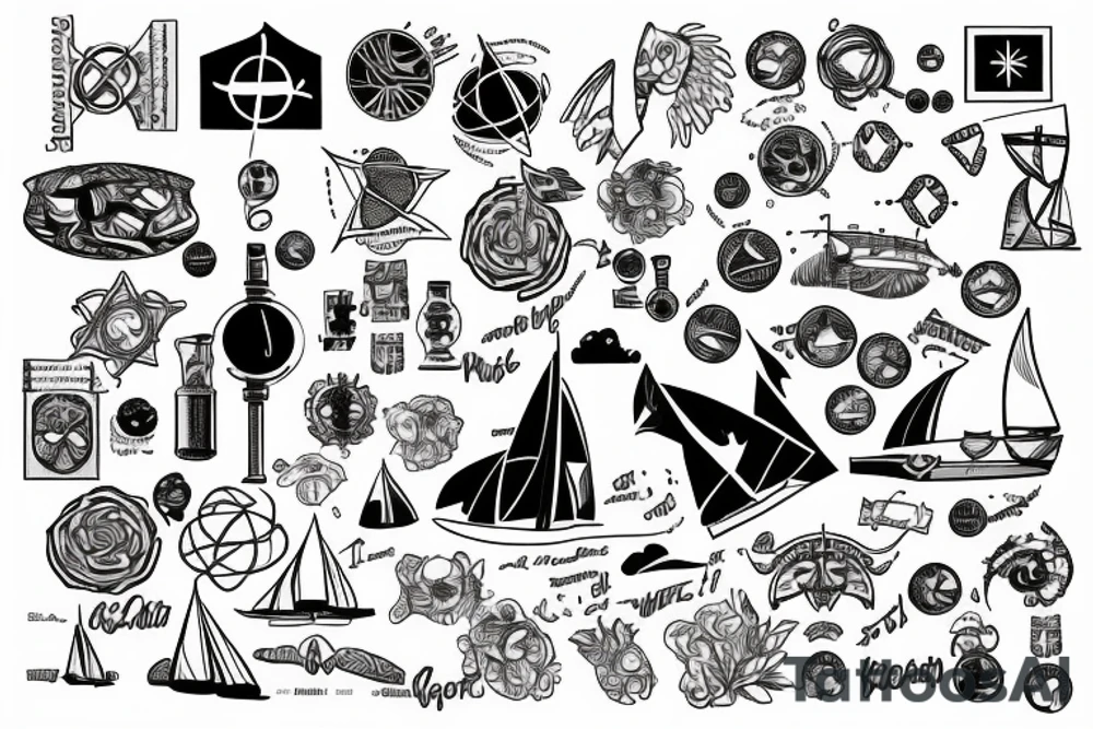 future, Germany, Ukraine, science, crypto, travel, sailing, trading, money, power, extreme sport tattoo idea