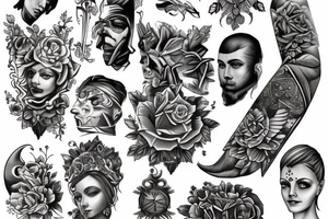 historical full hand tattoo tattoo idea
