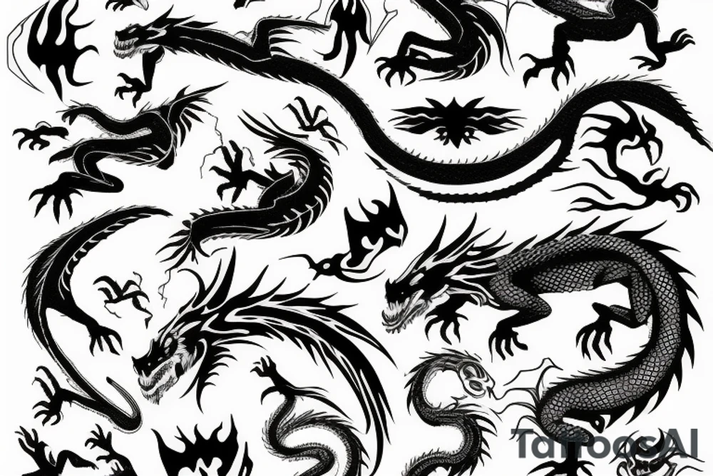 dragon tattoo idea