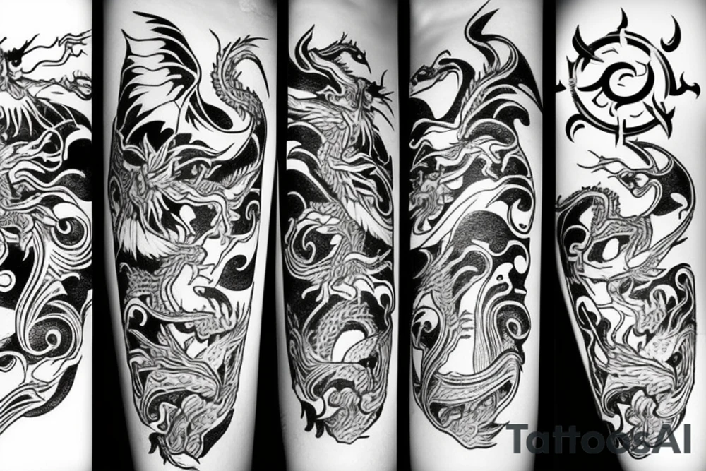 dragon tattoo idea