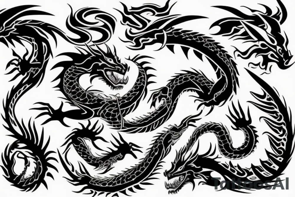 dragon tattoo idea