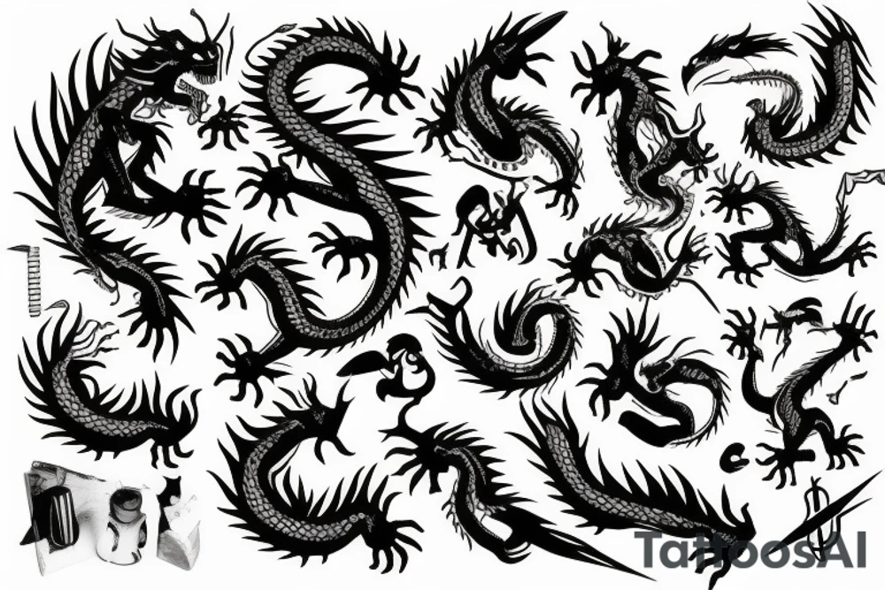 dragon tattoo idea