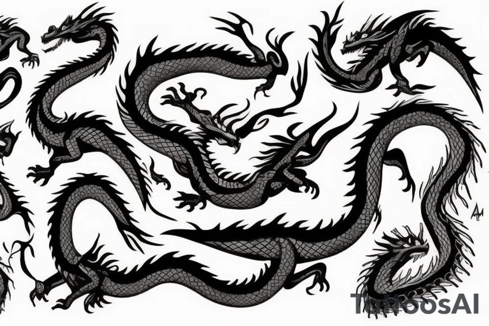 dragon tattoo idea