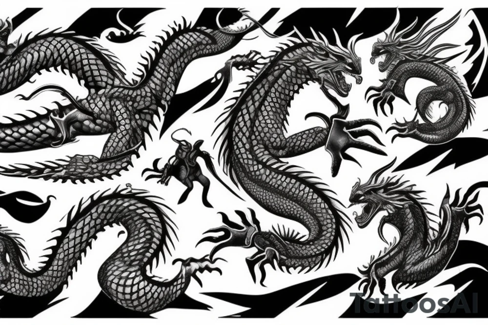 dragon tattoo idea