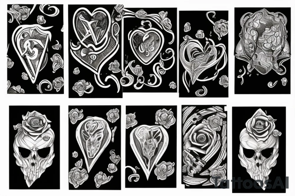 Broken hart tattoo idea