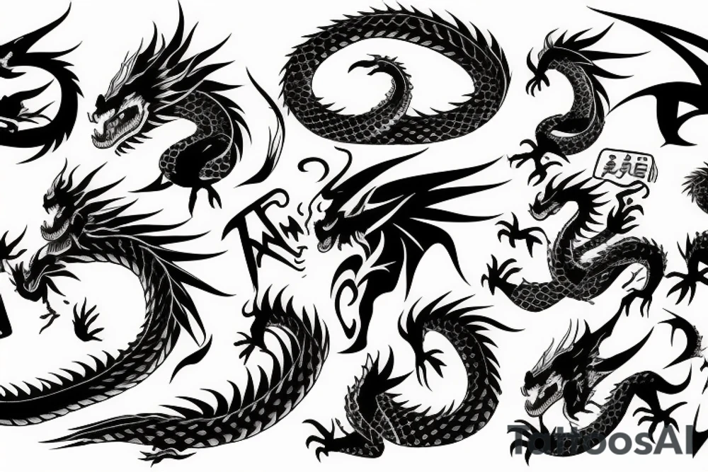 Dragon tattoo tattoo idea