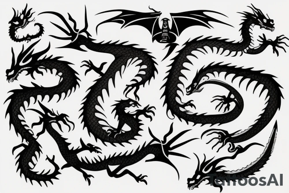 Dragon tattoo tattoo idea