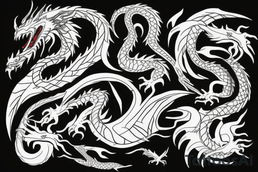 Dragon tattoo tattoo idea