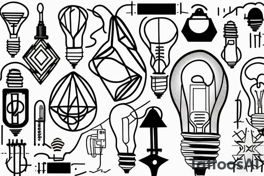 Lightbulb tattoo idea