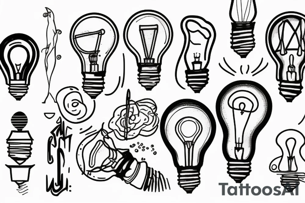 Lightbulb tattoo idea