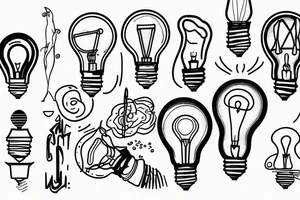 Lightbulb tattoo idea