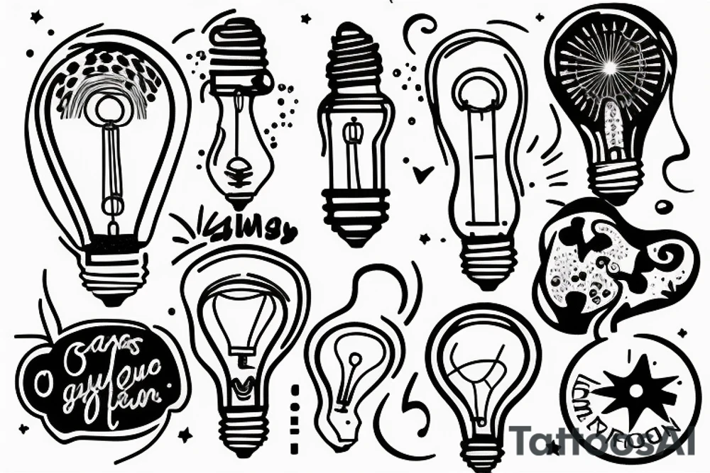 Lightbulb tattoo idea