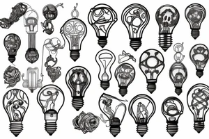 Lightbulb tattoo idea