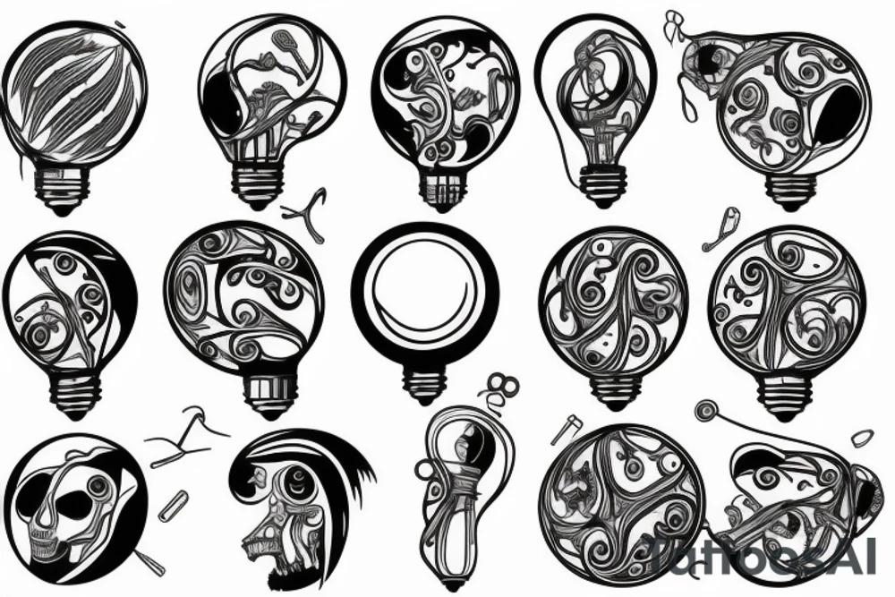 Lightbulb tattoo idea