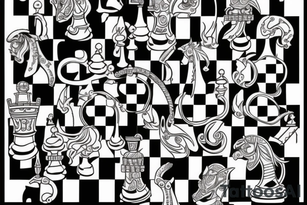 chess tattoo idea