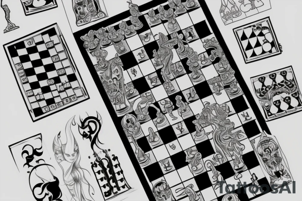 chess tattoo idea