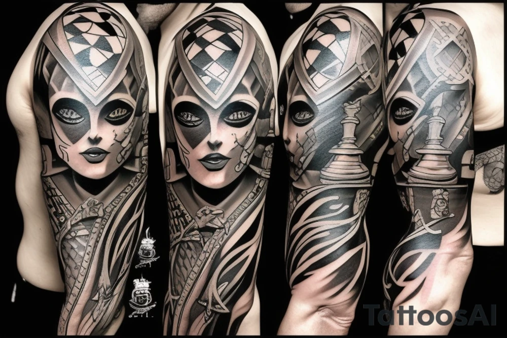 chess knight tattoo idea