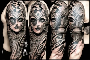 chess knight tattoo idea