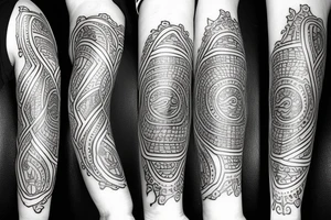 An ace of spades, centered on medium thick line tattoo idea