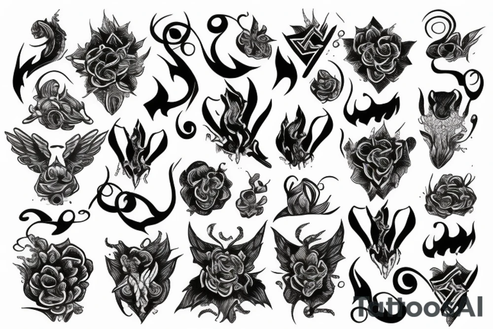 Fire tattoo idea
