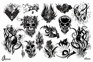 Chaotic tattoo idea