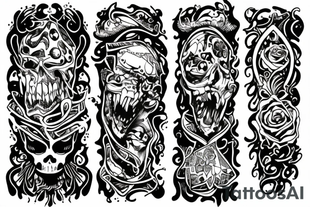 Chaotic tattoo idea