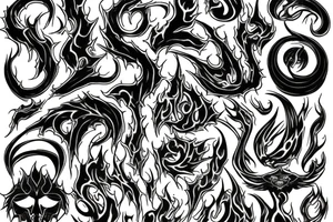Chaos fire tattoo idea
