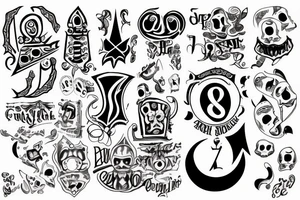Ouija drop tattoo idea