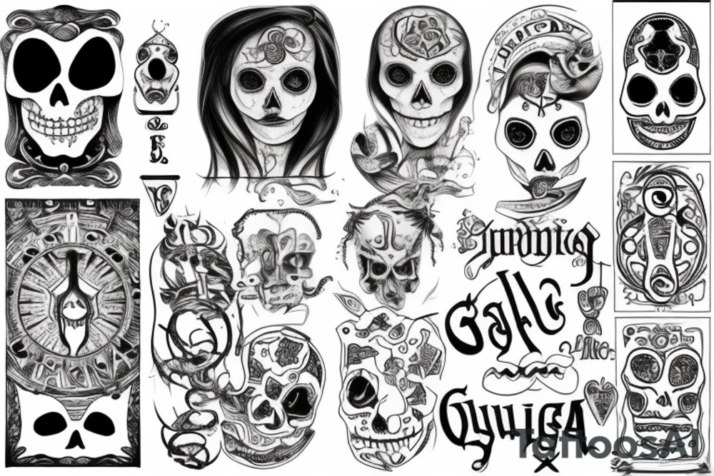 Ouija tattoo idea