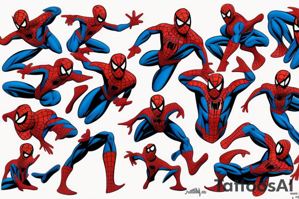 spiderman, tattoo idea
