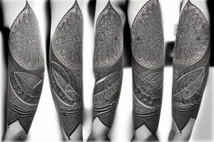 mandala sleeve tattoo idea